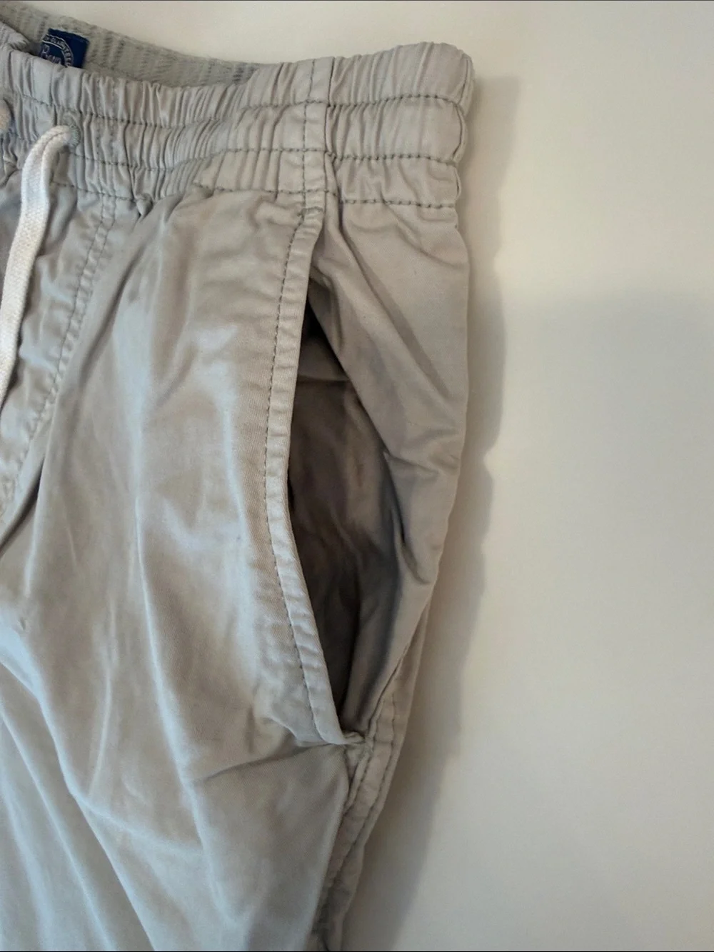 J. Crew Gray/Tan Drawstring Casual Shorts
